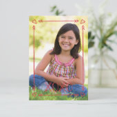 アローフレーム教室バレンタイン – さくらんぼ 招待状 (スタンド正面)