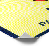 アローブランドクランベリーラベル ポスター (角)