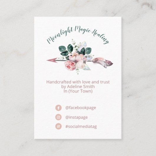 アローボホスペルJARキャンドルキットビジネスカード 名刺 (正面)