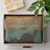 アローメリーエンの黒い猫不気味ヴィンテージアート 薄葉紙 (ギフト)