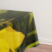 アローリーフバルサムルートイエローワイルドフラワー抽象芸術 テーブルクロス (インサイチュ)