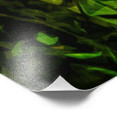 アローリーフバルサムルートイエローワイルドフラワー抽象芸術 フォトプリント            (角)