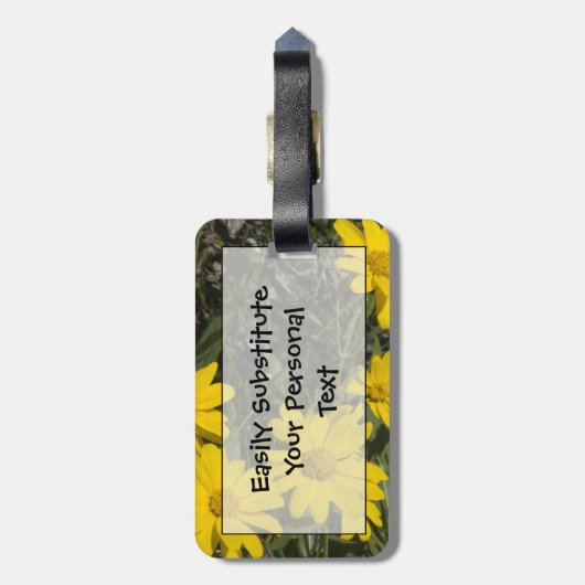 アローリーフバルサムルート簡単IDパーソナル ラゲッジタグ (裏面縦)