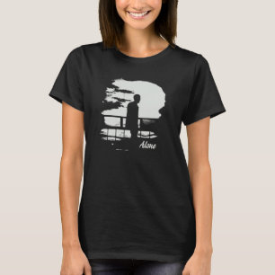 アローン美学ヴィンテージヴィベレトロチルノスタルジア Tシャツ