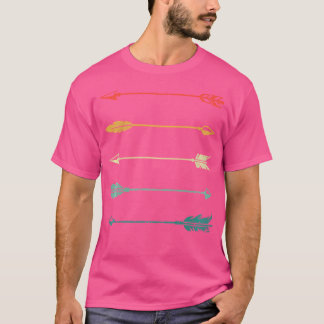 アロー伝統的アーチェリーアローズ弓狩り Tシャツ