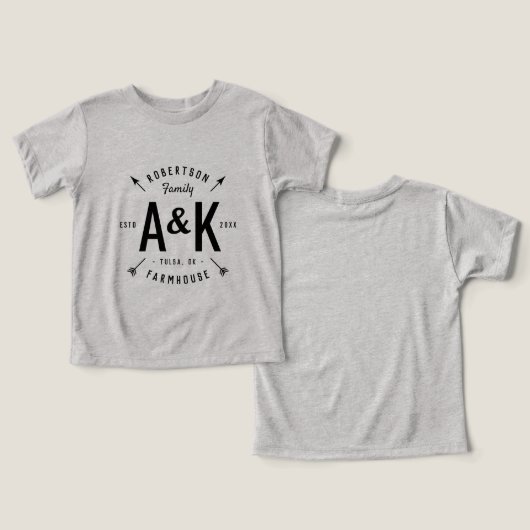 アロー素朴ファミリーモノグラムファームハウス (デザイン正面&裏面)