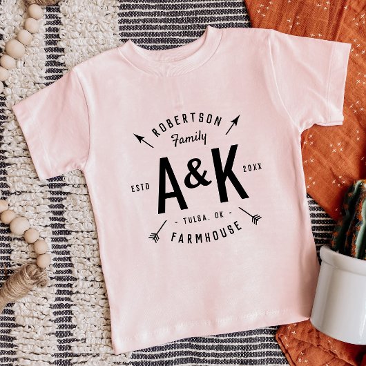 アロー素朴ファミリーモノグラムファームハウス