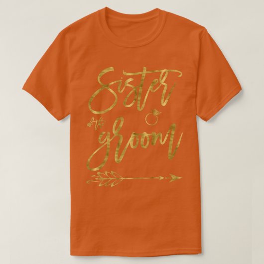 アロー・ダーク・エロの花嫁シャツの女性姉妹 Tシャツ (デザイン正面)