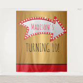 アロー ムービー マーキー サーカス フォトオープ バックドロップ タペストリー (正面)