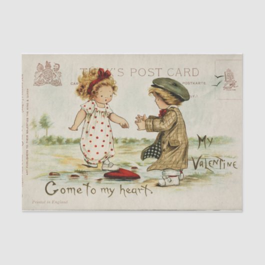 アワウ！!!超かわいいバレンタインデーの子どもたち 薄葉紙 (正面)