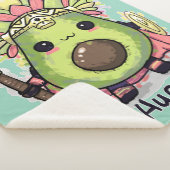 アワカトルアステカ戦士アボカド シェルパブランケット (3/4)