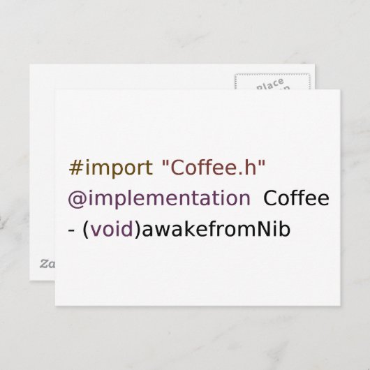 アワケfromNib ポストカード (正面/裏面)
