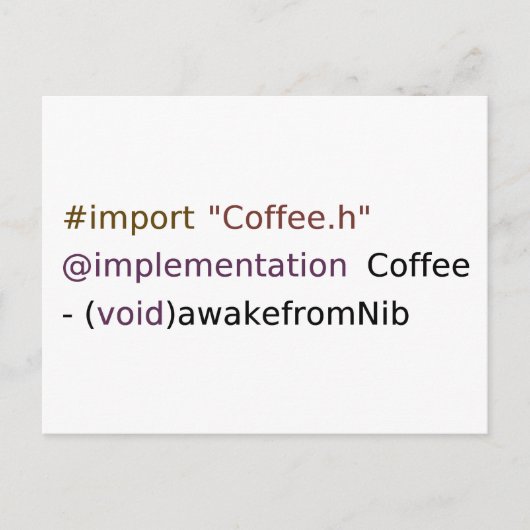 アワケfromNib ポストカード (正面)