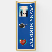 アワナクラブ省ブルーキッド写真教会 横断幕 (縦)