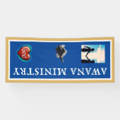 アワナクラブ省ブルーキッド写真教会 横断幕 (横)