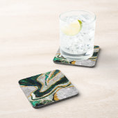 アワビとクリスタルはデジタルアートを生み出す コースター (右側)