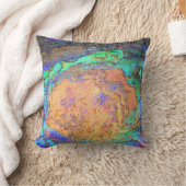 アワビのシェルパターン明るいタイルモザイク クッション (ブランケット)