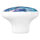 アワビのシェル抽象芸術パターン セラミックノブ (側面)