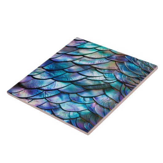 アワビのシェル抽象芸術パターン タイル (側面)