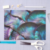 アワビのシェル抽象芸術パターン 薄葉紙 (クラフト)