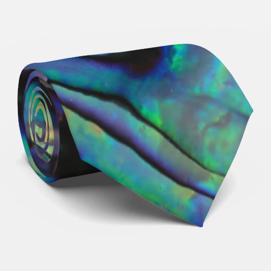 アワビのパウアシェルファンキータイ ネクタイ (ロール)