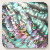 アワビのプラスチックのコースター コースター (正面)