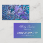 アワビの海の貝の背景のデザイン5 名刺 (正面/裏面)