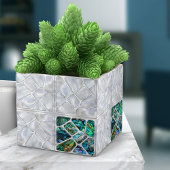 アワビの貝殻と真珠 – セルズコラージュN7 タイル