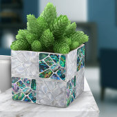 アワビの貝殻と真珠 – Cells Collage N8 タイル