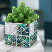 アワビの貝殻と真珠 – Cells Collage N9 タイル