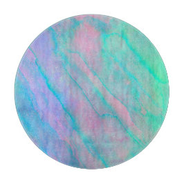 アワビの貝殻の水の色マザーオブパール石 カッティングボード