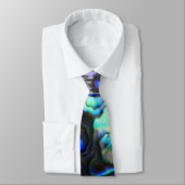 アワビの貝殻の美しいパウア詳細 ネクタイ (タイ)