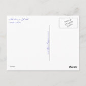 アワビの貝殻 ポストカード (裏面)