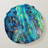 アワビの貝 ラウンドクッション (裏面)