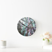 アワビの貝 ラウンド壁時計 (ホーム)