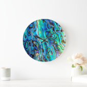 アワビの貝 ラージ壁時計 (ホーム)