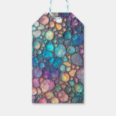アワビカラフルの泡ギフトラベル ギフトタグ (正面)