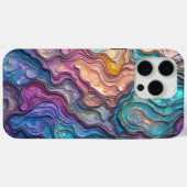 アワビカラフルの渦巻き Case-Mate iPhoneケース (裏面 (横))