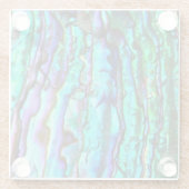 アワビシーシェルグラスコースター ガラスコースター (裏面)