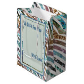 アワビユニークのシェルストリップ品種 ミディアムペーパーバッグ (正面アングル)