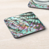 アワビ懸命プラスチックのコースター コースター (左側)