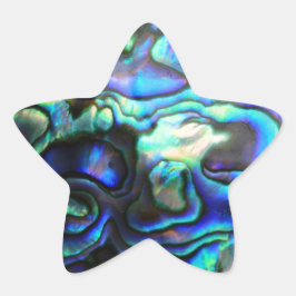 アワビ桐の殻 星シール