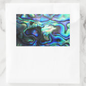 アワビ桐の殻 長方形シール (バッグ)