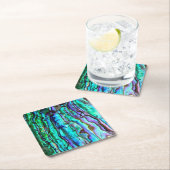 アワビ紙コースター スクエアペーパーコースター (インサイチュ)