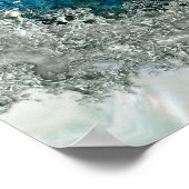 アワビ貝真珠と銀2 ポスター (角)