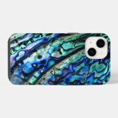 アワビ貝 |カラフル抽象芸術 iPhoneケース (裏面横)