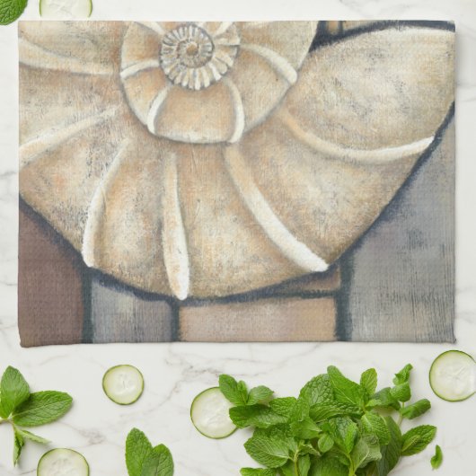 アワビ貝 キッチンタオル (折り畳み)