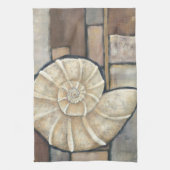 アワビ貝 キッチンタオル (縦)