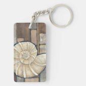 アワビ貝 キーホルダー (裏面)