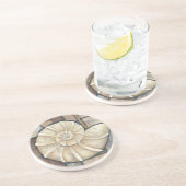 アワビ貝 コースター (側面)